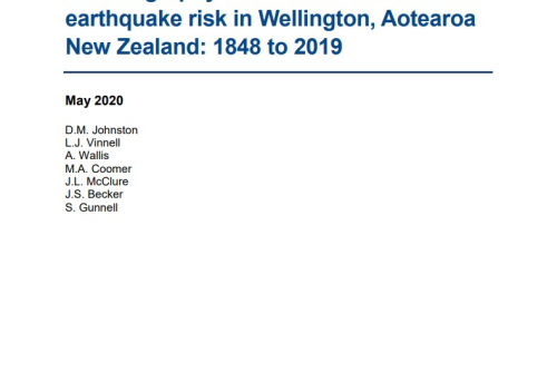 A bibliography of social research on the earthquake risk in Wellington, Aotearoa New Zealand: 1848 to 2019